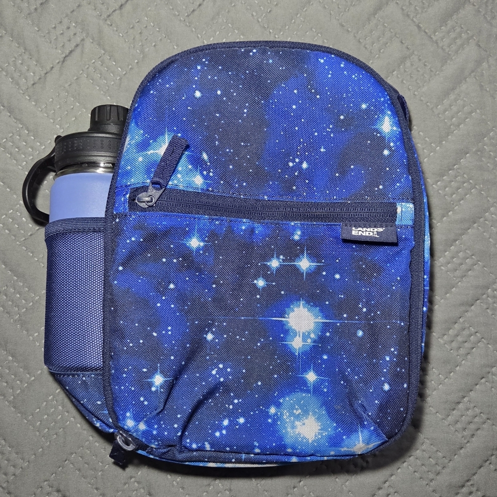 Lands' End Cosmic Blue Lunchbag